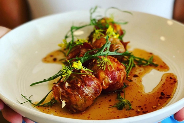 Photo of duck wraps from Parish Restaurant